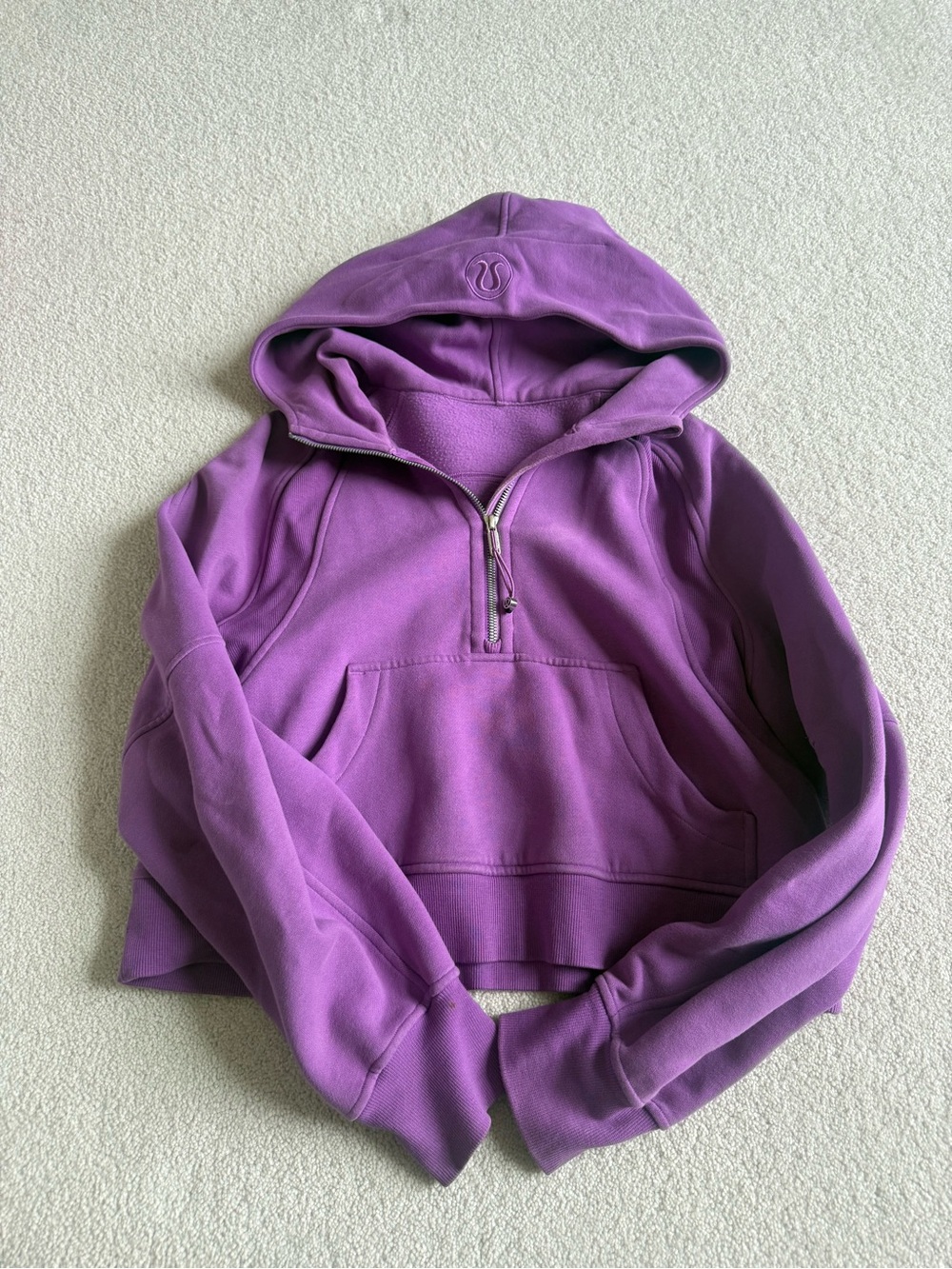 lululemon scuba Violet Half-Zip Hoodie Sweater